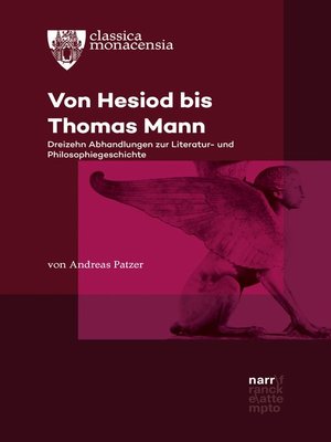 cover image of Von Hesiod bis Thomas Mann
